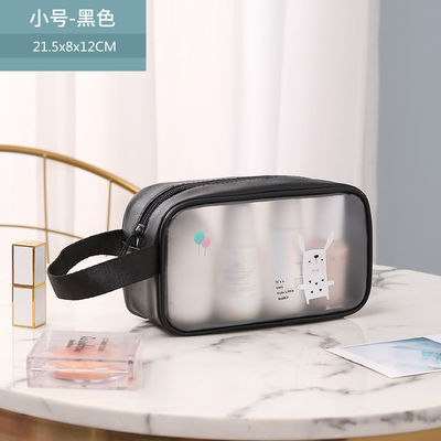 3pcs Clear Cosmetic Bag Personalized Customize Travel Bags Letter Pattern Type
