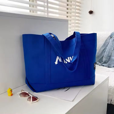 Custom Printed Eco Friendly Recycled Plain Bulk Cotton Canvas Grocery Shopping Tote Bag