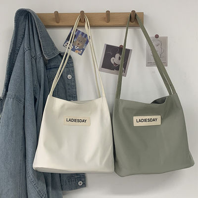 Japanese Style Nylon Waterproof Bag for Women Simple and Functional Shopping Companion