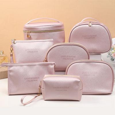 Custom Makeup Bag Newest Fashinable Style Waterproof PU Portable Travel Cosmetic Bag