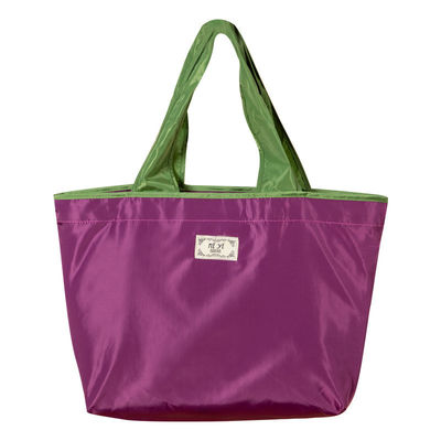 2024 Custom Logo Foldable Nylon Casual Tote Bag for Polyester Grocery Shopping Bag