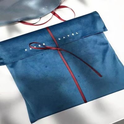 Custom Logo Printed Bowknot Flip Packaging Bag for Vintage Style Packaging Solutions