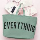 Unisex Custom Printed Fabric Shopping Tote Bag with Large Capacity and Customized Color