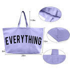 Unisex Custom Printed Fabric Shopping Tote Bag with Large Capacity and Customized Color