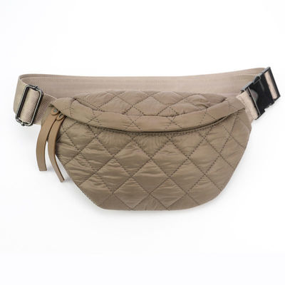 Fashion Quilted Sling Bag Women's Waist Bags Nylon Puffer Bag with Other Pattern Type