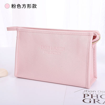 Letter Pattern Velvet Cosmetic Bag Set of 3 for Women Travel Beauty Zipper Organizer