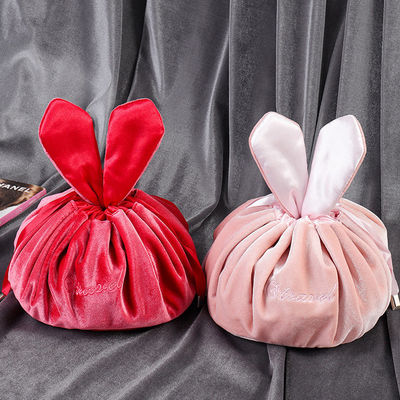 Velvet Drawstring Makeup Bag for Cosmetics Convenience and Fashionable Cosmetic Storage