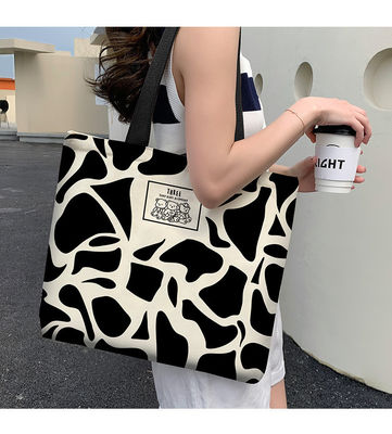 Open Closure Corduroy Tote Bag for Girls Classy Design and Customized Color