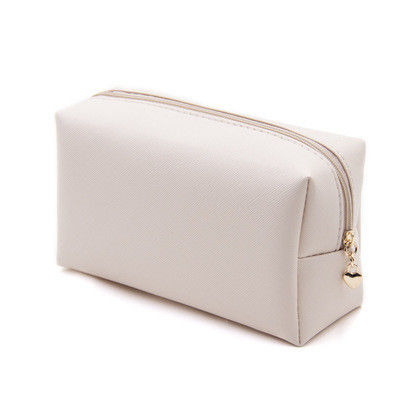 Custom Logo Portable Travel Beauty Makeup Bag with Zipper Closure and Customized Logo