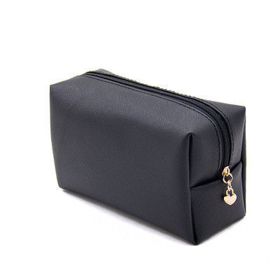 Custom Logo Portable Travel Beauty Makeup Bag with Zipper Closure and Customized Logo