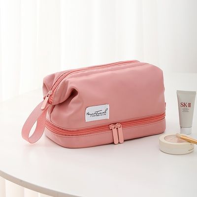 Custom Logo Printed Eco Friendly Vanity Case Velvet Zipper Pouch for Makeup Cosmetic