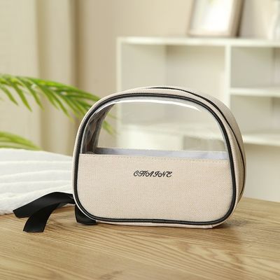 Zipper Closure Lady Beauty Case for Professional Ladies Solid Pattern and Handle Design