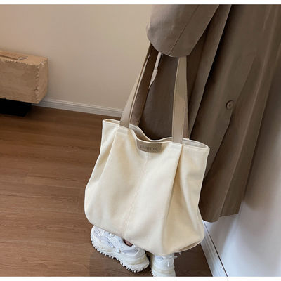 Luxury Woman Tote Handbag Fashion Crossbody Tote Bag Canvas With Pockets Custom Logo Polyester Lining