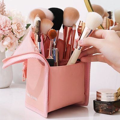 Zipper Closure Makeup Brushes Holder for Customized Promotion and OEM/ODM Acceptance