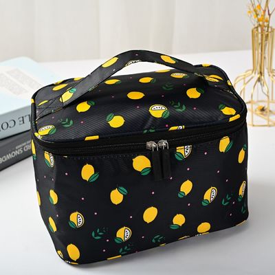 Professional Makeup Box with Zipper Closure Fashion Style Custom Cosmetic Box