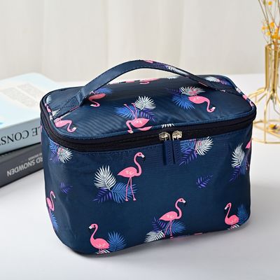 Professional Makeup Box with Zipper Closure Fashion Style Custom Cosmetic Box