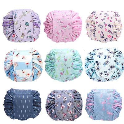 Custom Logo Print Oxford Drawstring Cosmetic Bag for Newest Fashionable Style