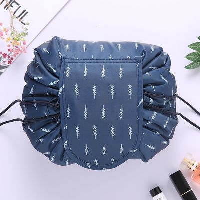 Custom Logo Print Oxford Drawstring Cosmetic Bag for Newest Fashionable Style