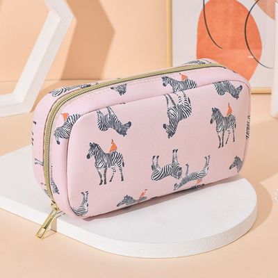 Customized Color Private Label Makeup Bag with Waterproof Zipper Closure Design