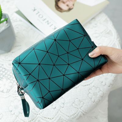 Custom Design PU Leather Private Label Makeup Bag Cosmetic Bag Makeup Small Orders