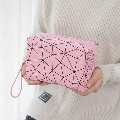 Custom Design PU Leather Private Label Makeup Bag Cosmetic Bag Makeup Small Orders