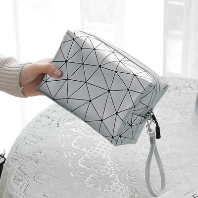 Custom Design PU Leather Private Label Makeup Bag Cosmetic Bag Makeup Small Orders