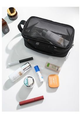 Nylon Mesh Cosmetic Bag Zipper Pouch The Ultimate Nylon Pouch for Women