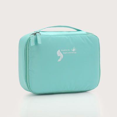 OEM/ODM Acceptable Custom Nylon Makeup Bag for Travel and Transparent Design