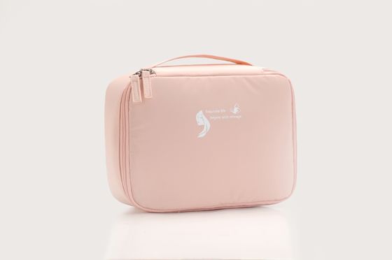 OEM/ODM Acceptable Custom Nylon Makeup Bag for Travel and Transparent Design
