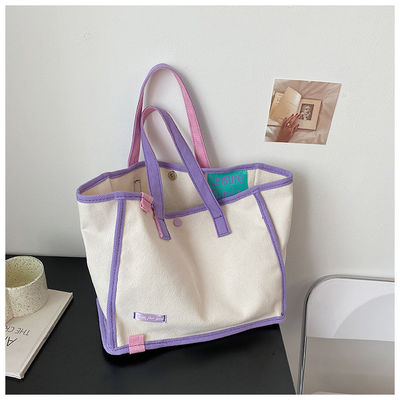 Fashion Recycled Natural Plain Custom Eco Friendly Print Canvas Cotton Tote Shopping Bag