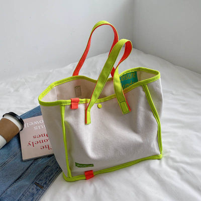 Fashion Recycled Natural Plain Custom Eco Friendly Print Canvas Cotton Tote Shopping Bag