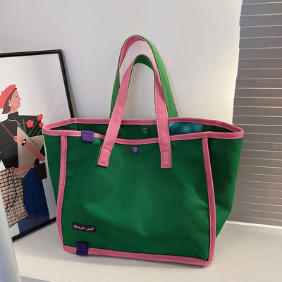 Fashion Recycled Natural Plain Custom Eco Friendly Print Canvas Cotton Tote Shopping Bag