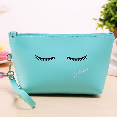 Convenient Fashinable Pu Cosmetic Bag Customized Logo For Your Cosmetics Needs