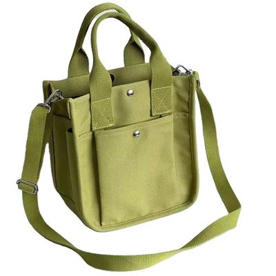 Newest Fashinable Style Canvas Crossbody Grocery Shopping Bag with Adjustable Strap
