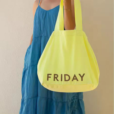 Oversized Canvas Cotton Bag for Beach Shopping Acceptable OEM/ODM by Creativity Design