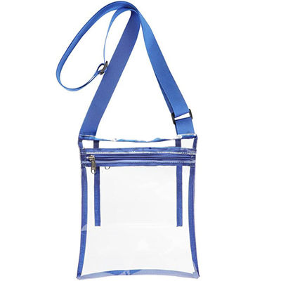 Waterproof PVC Messenger Bag for Men's Shoulder Customized Color Handbag in Clear Design