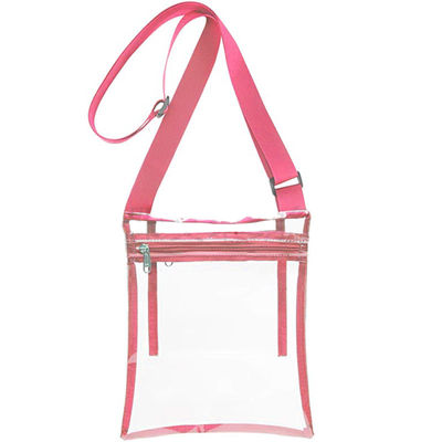 Waterproof PVC Messenger Bag for Men's Shoulder Customized Color Handbag in Clear Design