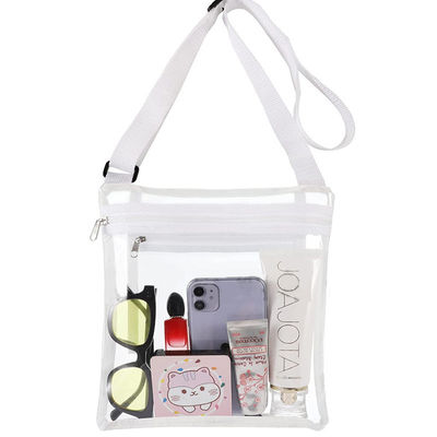 Waterproof PVC Messenger Bag for Men's Shoulder Customized Color Handbag in Clear Design