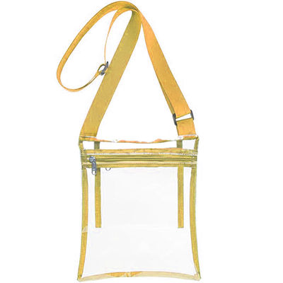 Waterproof PVC Messenger Bag for Men's Shoulder Customized Color Handbag in Clear Design