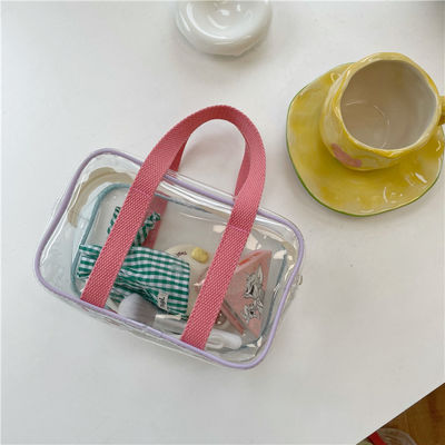Bulk Stadium Approved Clear Tote Bag Two Handles Ideal for Work Beach Lunch