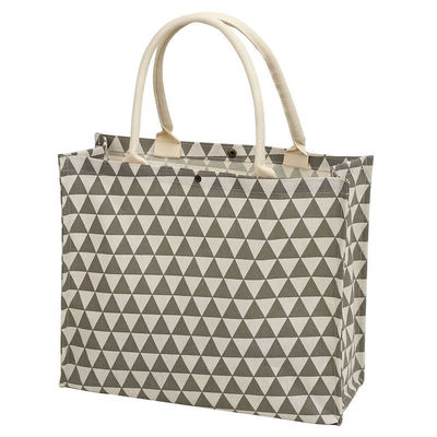 Large Eco Cotton Linen Handbags Hessian Hemp Jute Tote Bags with Customized Design