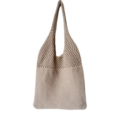 2024 Spring Autumn and Winter Women's Handled Style Knitted Shoulder Bag in Solid Color