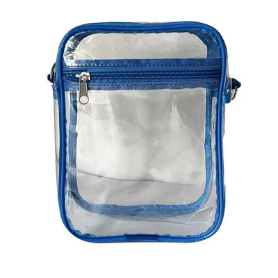 Clear PVC Cross-body Messenger Purse Different Color Transparent Shoulder Sling Bag