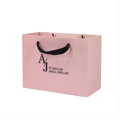 Custom Luxury Gift Garment Paper Shopping Bags With Logo Print Newest Fashinable