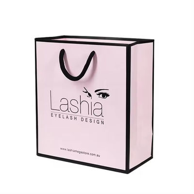 Custom Luxury Gift Garment Paper Shopping Bags With Logo Print Newest Fashinable