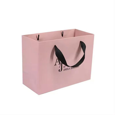 Custom Luxury Gift Garment Paper Shopping Bags With Logo Print Newest Fashinable