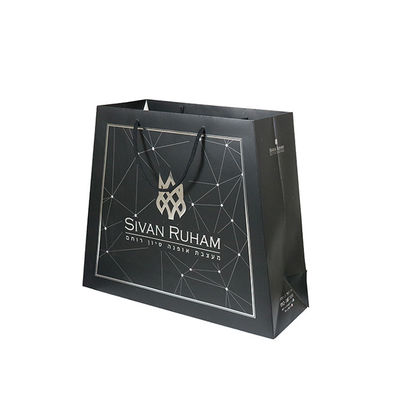 Custom Luxury Gift Garment Paper Shopping Bags With Logo Print Newest Fashinable
