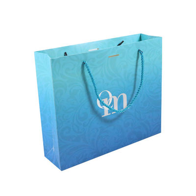 Custom Luxury Gift Garment Paper Shopping Bags With Logo Print Newest Fashinable