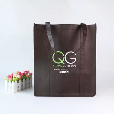Printed Logo Eco Custom Reusable Non Woven Fabric Carry Tote Bag for Grocery Shopping