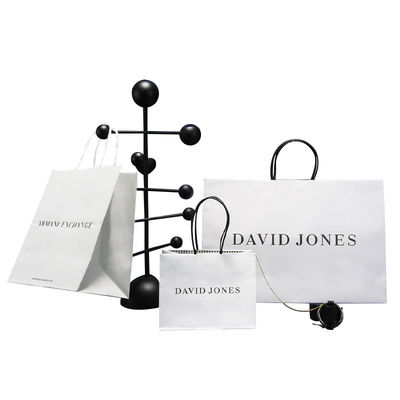 Paper Twisted Handle Shopping Gift Carrier Bag With Logo Printed and OEM/ODM Accepted